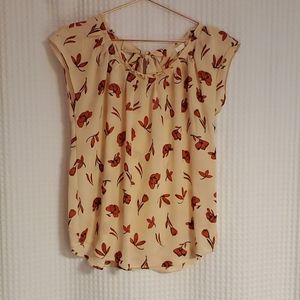 Lauren Conrad floral blouse